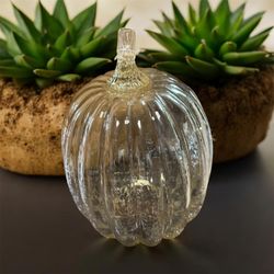 glass pumpkin