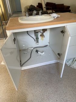 Wooden vanity 23 x 20 44