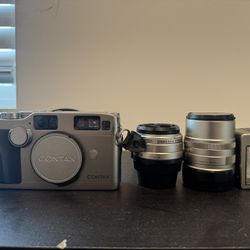 Contax G2 With 28mm,90mm Lens And 200tla Flash