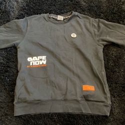  AAPE  layered crewneck 