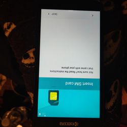 Kyocera Black Bar Style Smartphone Sleek Modern Mobile Phone Android Device