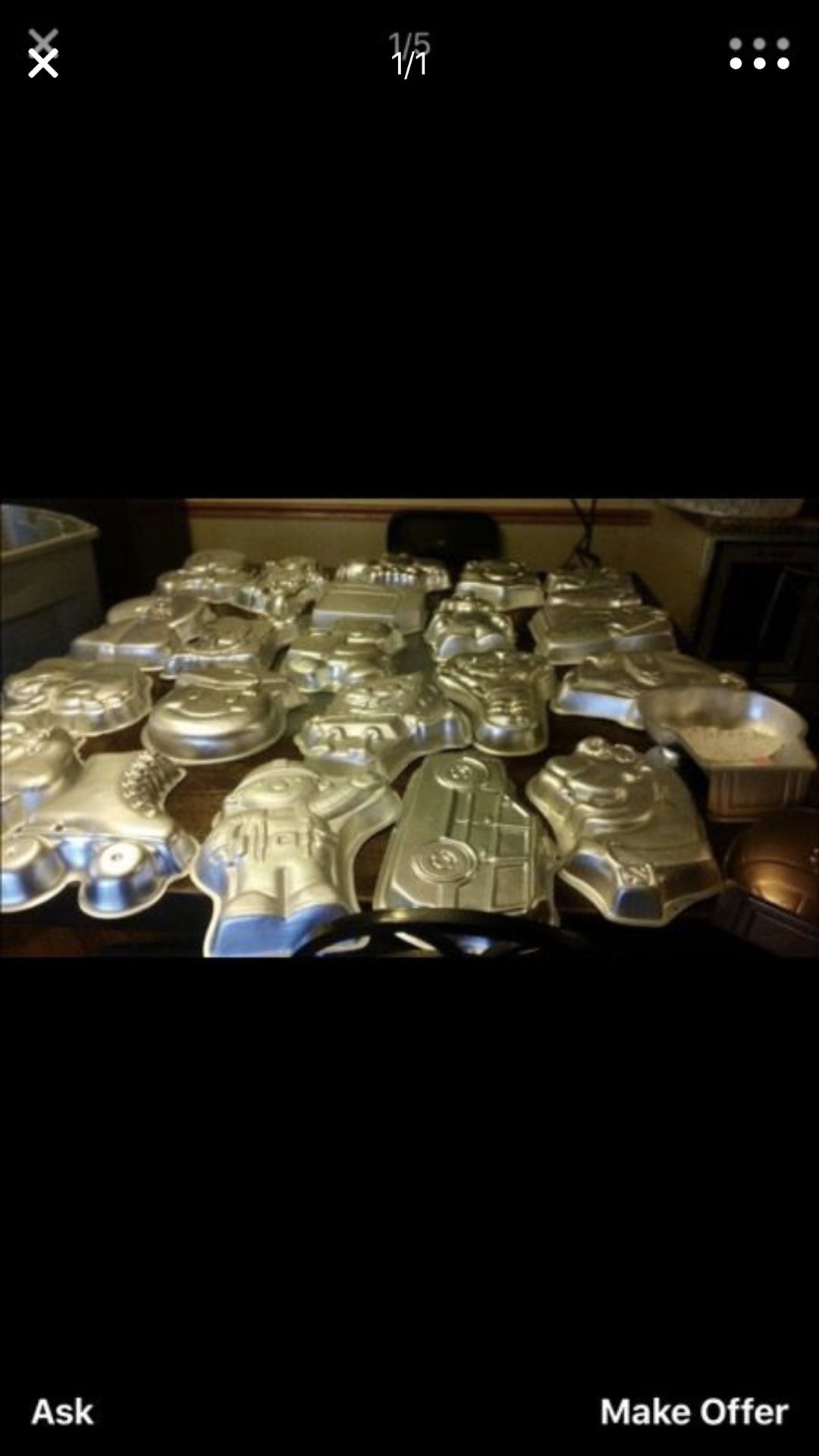 Tons of cake pans cookie cutters candy molds and other cake decorating items. Looking to sell all in bulk!