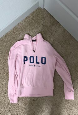 Polo Ralph Lauren Quarter-Zip Sweatshirt Pink