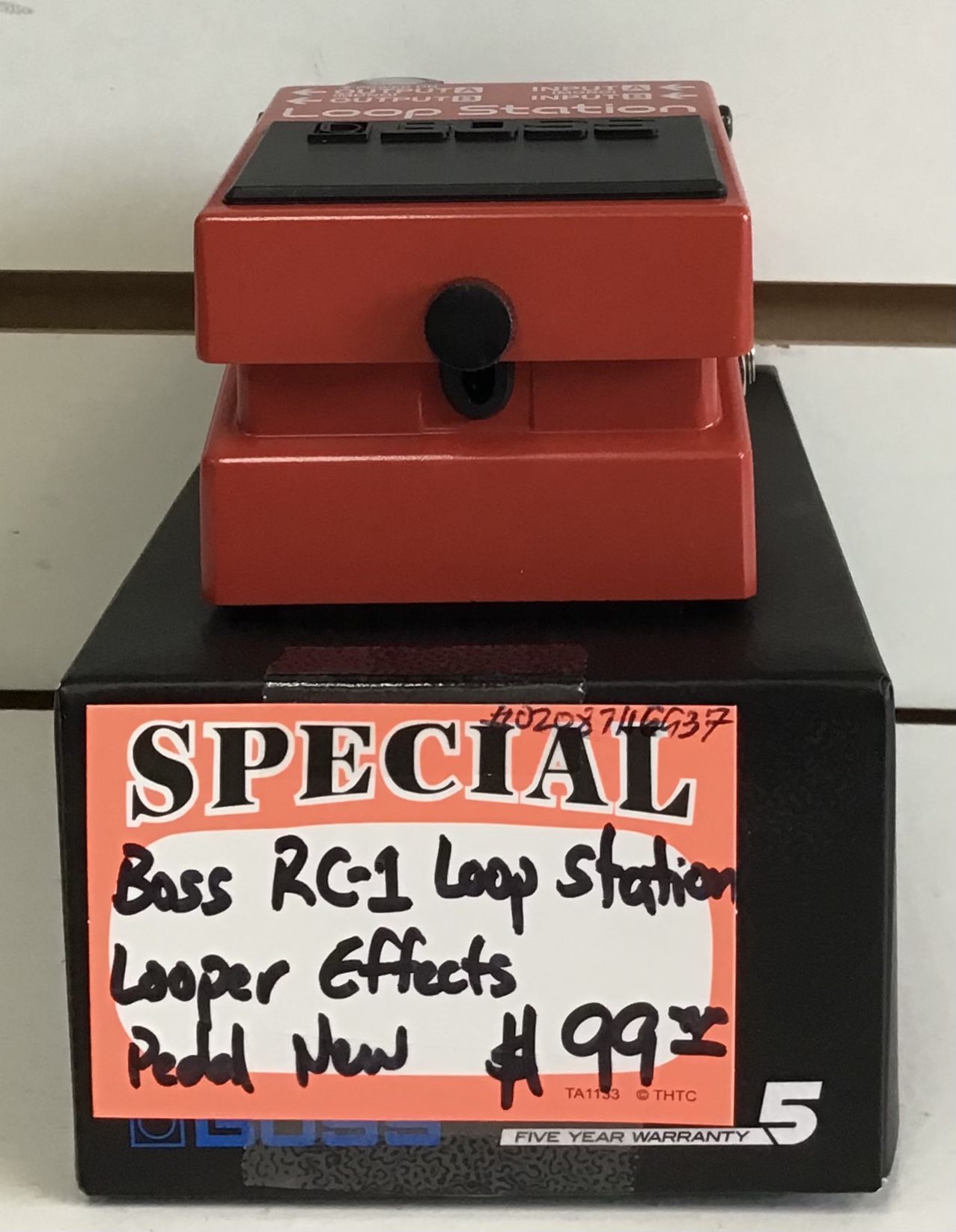 Boss RC-1 Loop Station Looper Effects Pedal New