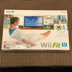 Wii Fit U Game w/ Wii Balance Board & Fit Meter Wii U Brand NEW