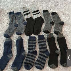 Winter thermal socks for men size 8-10