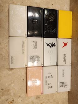 Authentic Nintendo DS Lite Limited Edition Pokémon Pikachu Diaga Final Fantasy Gundam 