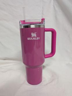 Pink 40 oz. Stanley tumbler