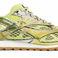 Bottega Veneta Orbit Silver Yellow Gum