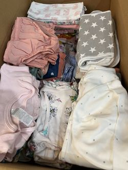 New Mama Bundle: 0-3 Month Clothes, Burp Clothes, Diaper Bag, Boppy, Boba Wrap Carrier