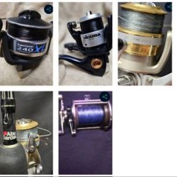 3 High Wnd Fishinf Reels 1 Rod