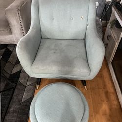 Ashely Furniture Accent Chair And Ottoman