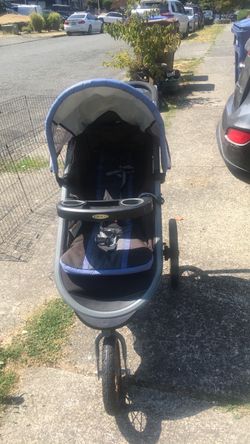 Jogging stroller price 20$. Pick up. E. 72. and. Grand. View. Ave.  E.  Tacoma