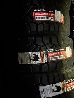 33x12.50R18LT NITTO RIDGE GRAPPLER