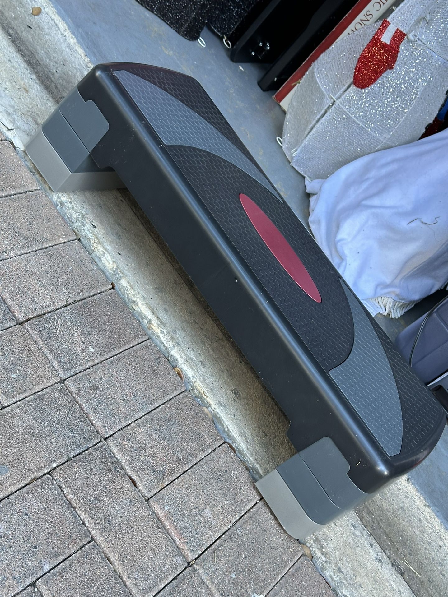 Adjustable Height Fitness Exercise Stepper 31x11 h 8