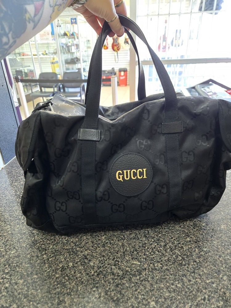 GG Black Duffle Bag π