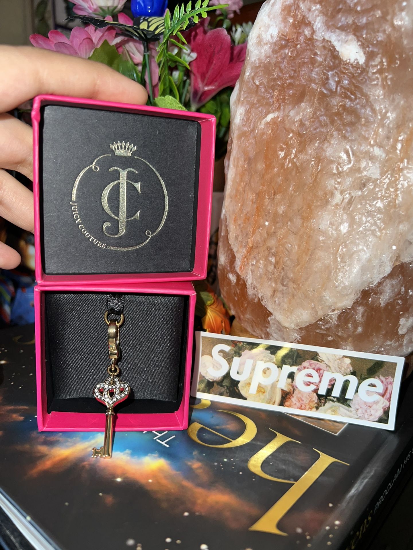 Juicy Couture Gold Keychain 