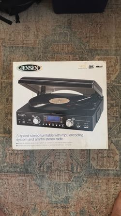 Jensen 3-Speed Stereo Turntable
