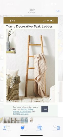 Teak Ladder