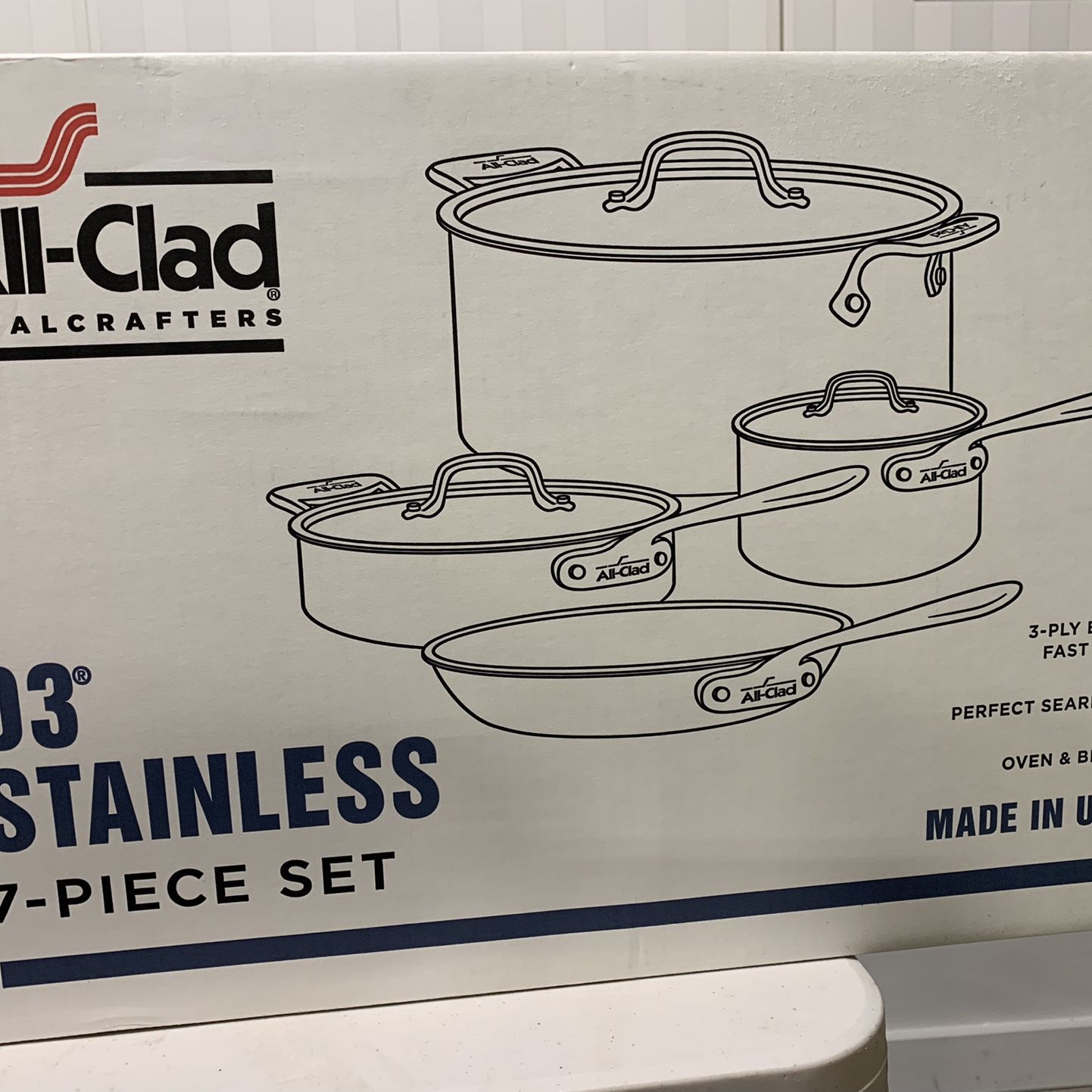 7pc HexClad Pan Set With Wok for Sale in Gilbert, AZ - OfferUp