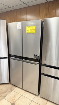 WHIRLPOOL, STAINLESS STEEL FLEX REFRIGERATOR PRICE NEGOTIABLE