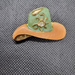 Cowboy Hat Brooch 