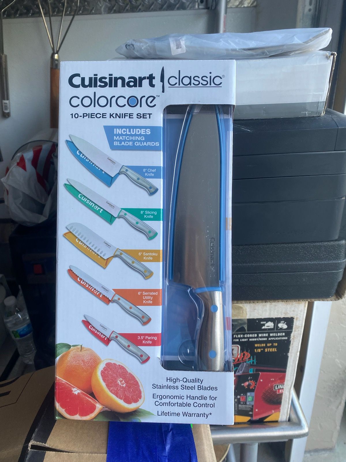 Cuisinart Classic Color Core 10-Piece Knife Set Includes Blade