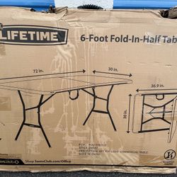 Lifetime Folding Table