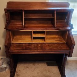 Antique Organ Hutch Desk
