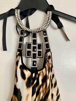 Hermoso Vestido Animal Print Size L 