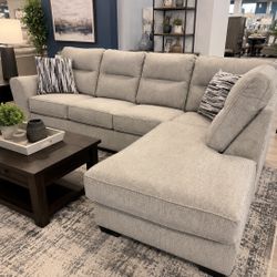 🔥 Memorial Weekend Sectional Sale! 🔥 Beautiful modern sectional ONLY $799! 🛋️✨