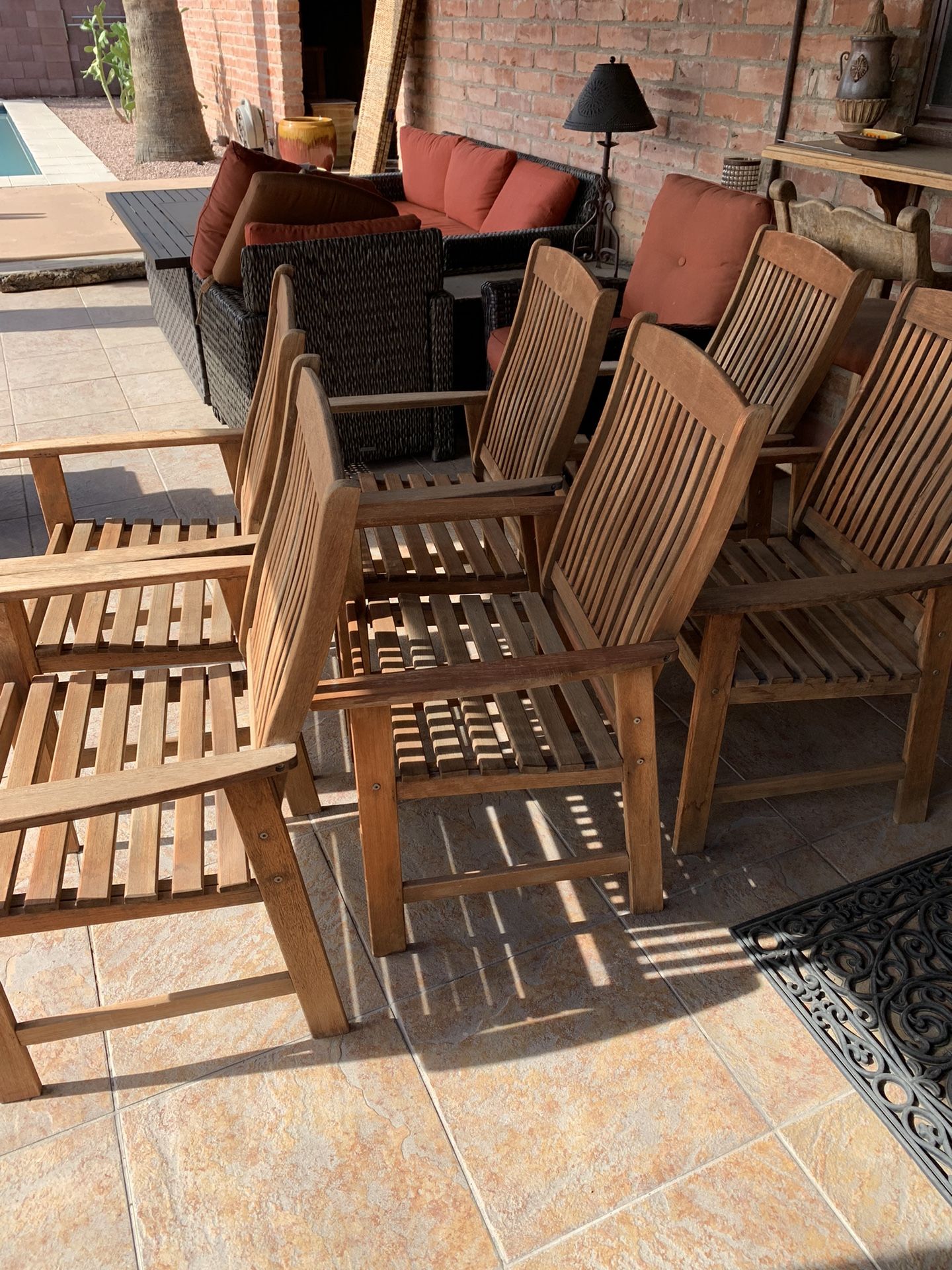 6 Teak Outdoor Chairs for Sale in Scottsdale, AZ OfferUp