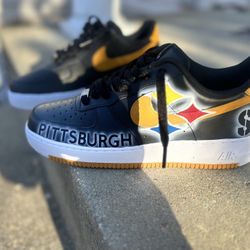 Custom STEELERS shoe