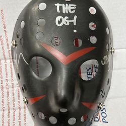 Air Lehman signed and inscribed Jason mask
