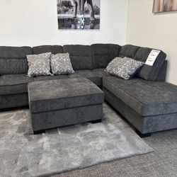 💥 Gray Sectional Deal – Just $1,199! 🛋️