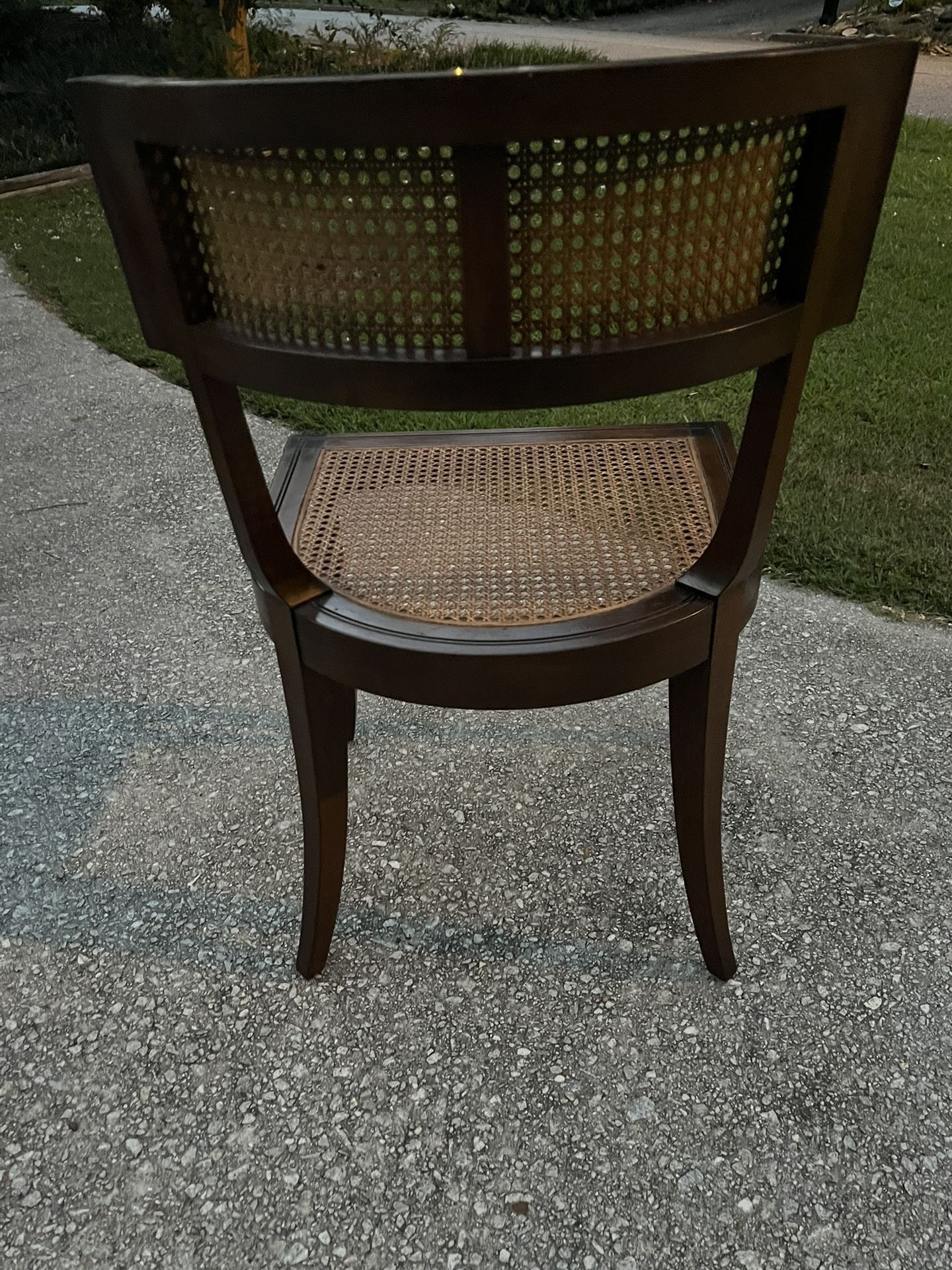 KLISMO MID CENTURY CANE DINING CHAIR (ONE AVAILABLE)