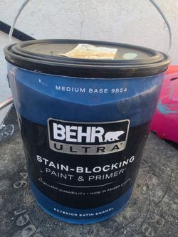 Behr pain Bayow waters exterior satin