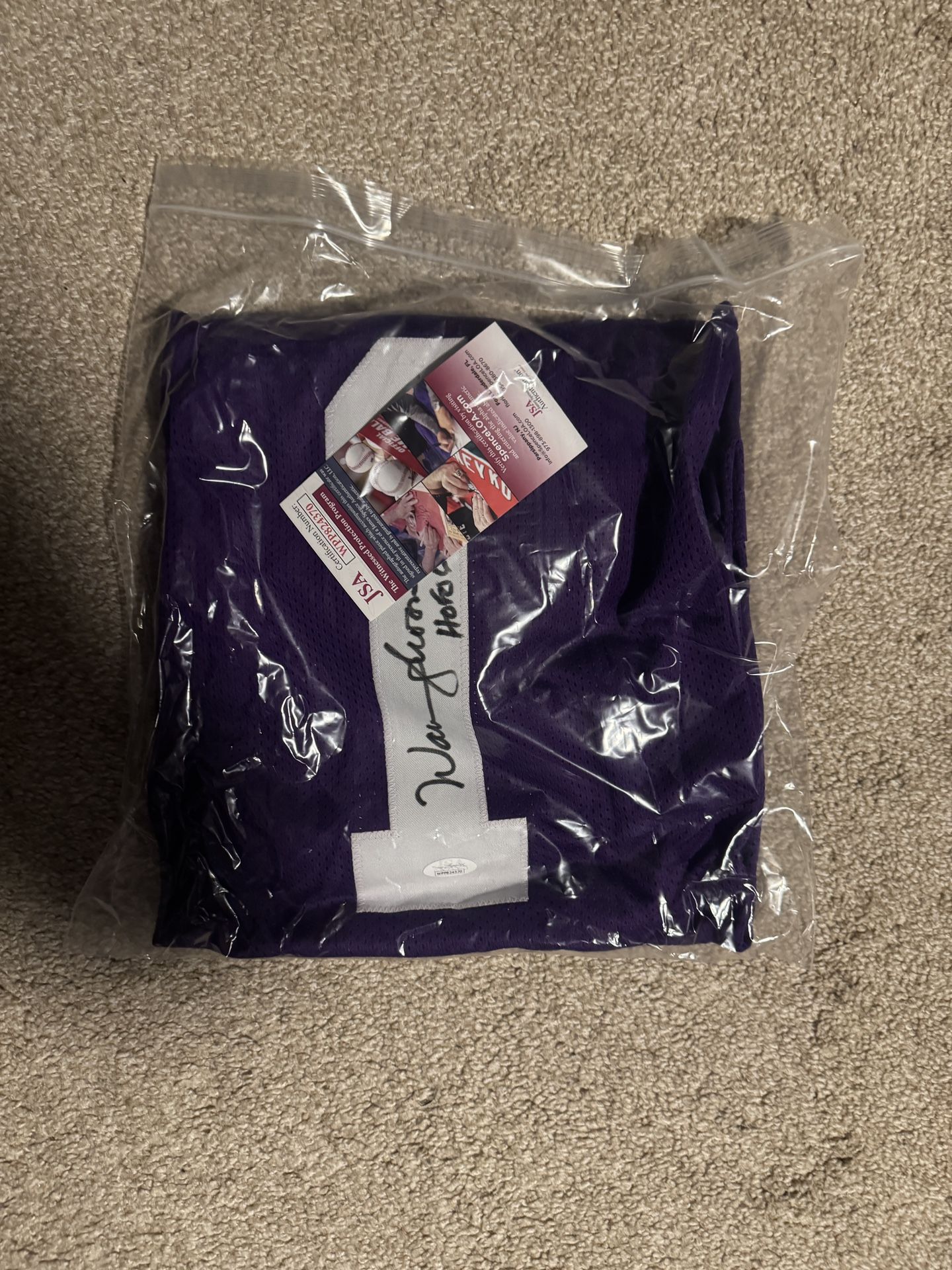 Warren Moon Signed Jersey