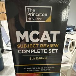 Princeton Review MCAT Subject Review Complete Set (5th Edition)