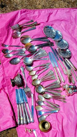Silver plate collection lot