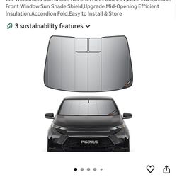 New. Windshield Sun Shade fits Chevrolet Bolt EUV,2022-2023,Deluxe Front Window Sun Shade (1581)