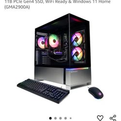 New Desktop with Keyboard and Mouse 