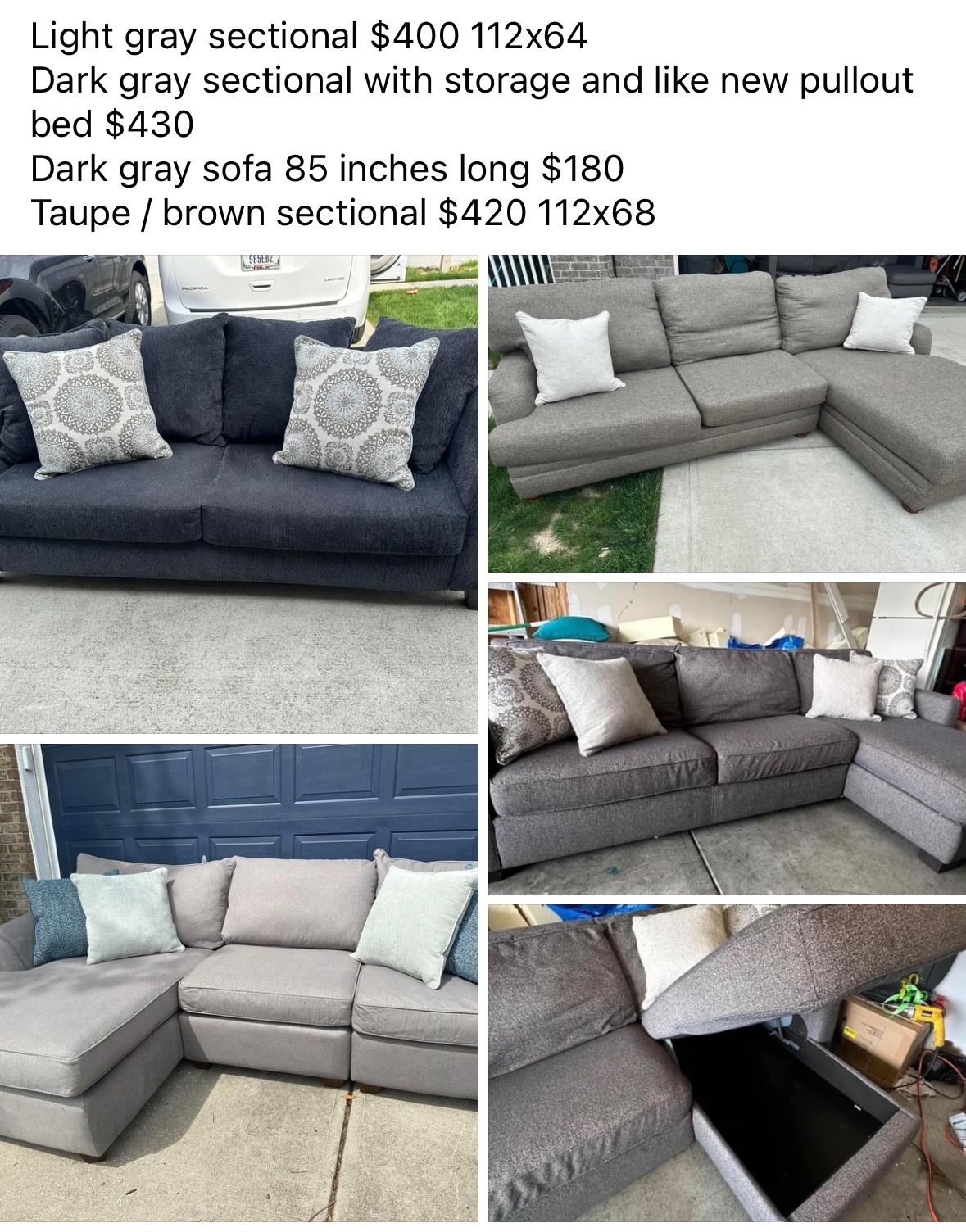 Local Reseller - Check Out My New Sofa And Sectionals