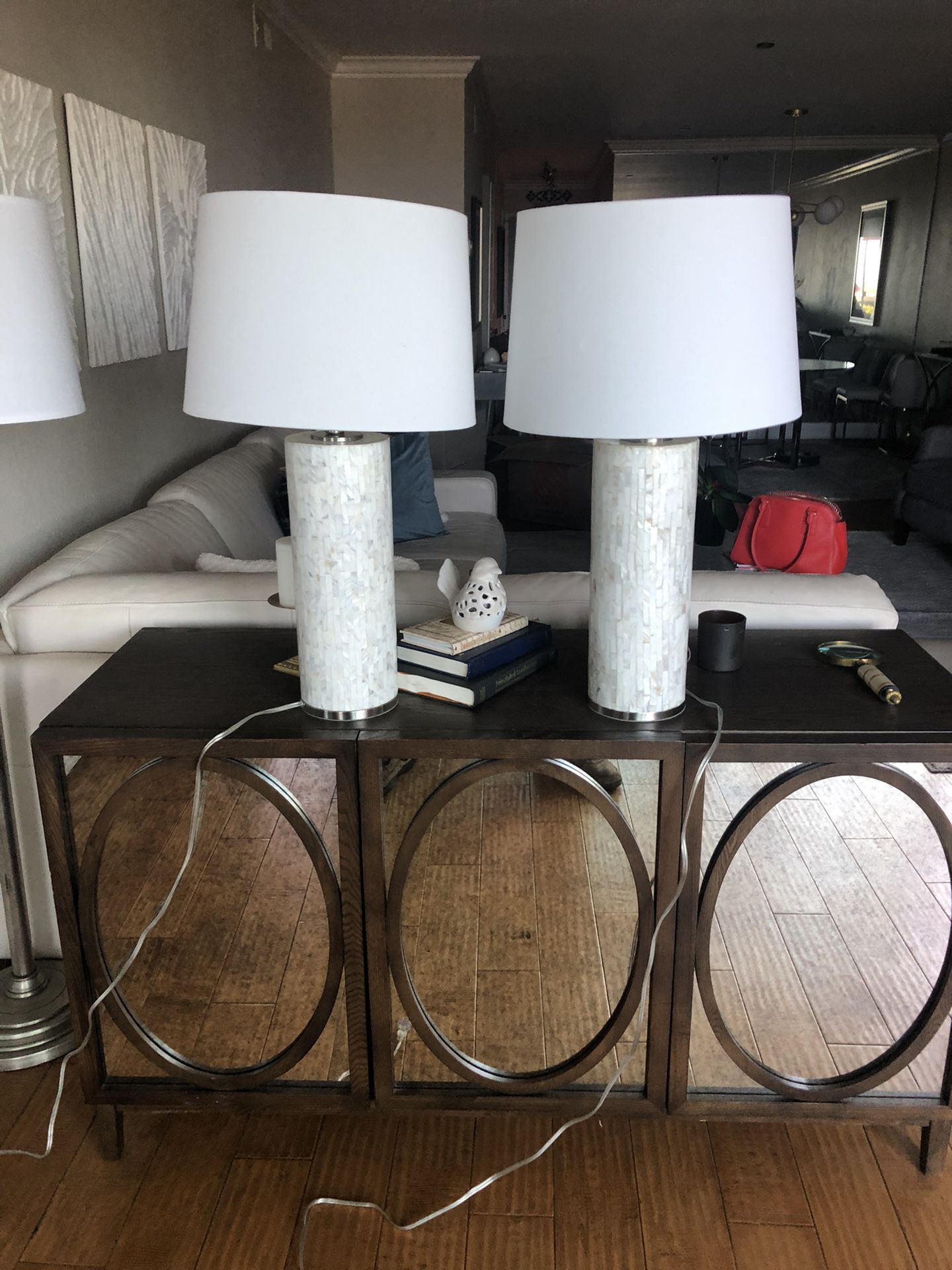 Morher Of pearl Matching lamps