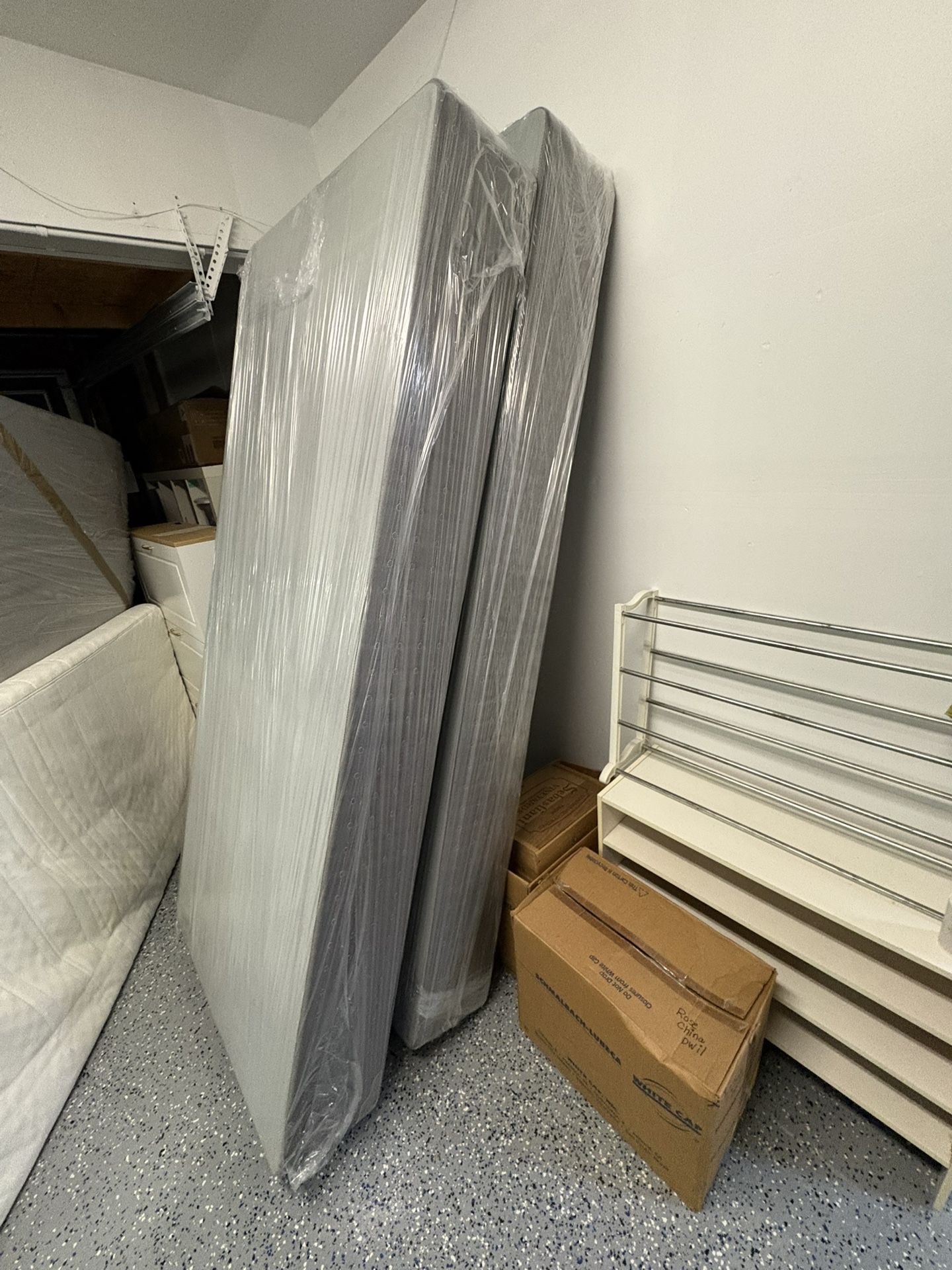 2 TWIN or KING Box Springs—LIKE NEW