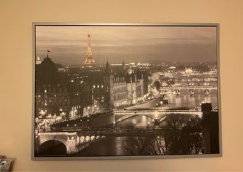 Large Paris Framed Wall Art Print
