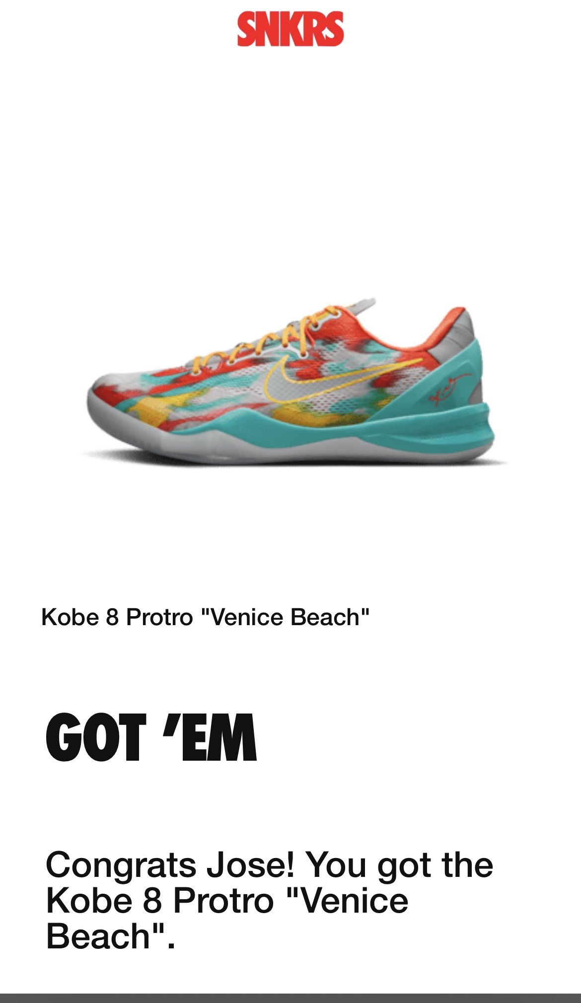 Kobe Venice Beach Mens Size 13