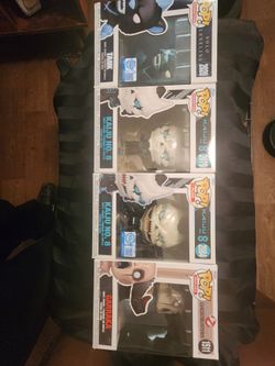 4pc premium anime & movie Funko Pop collector lot -