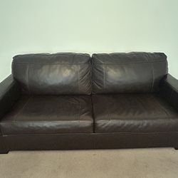 Leather couch