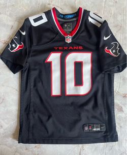 Kids Nike Houston Texan Player Mills Black Football Jersey size 7/8 Boys Clean